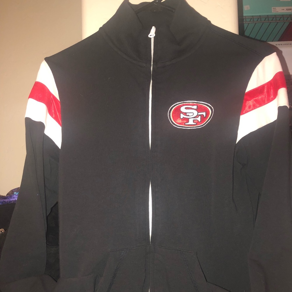 49ers NFL branded zip up jacket
